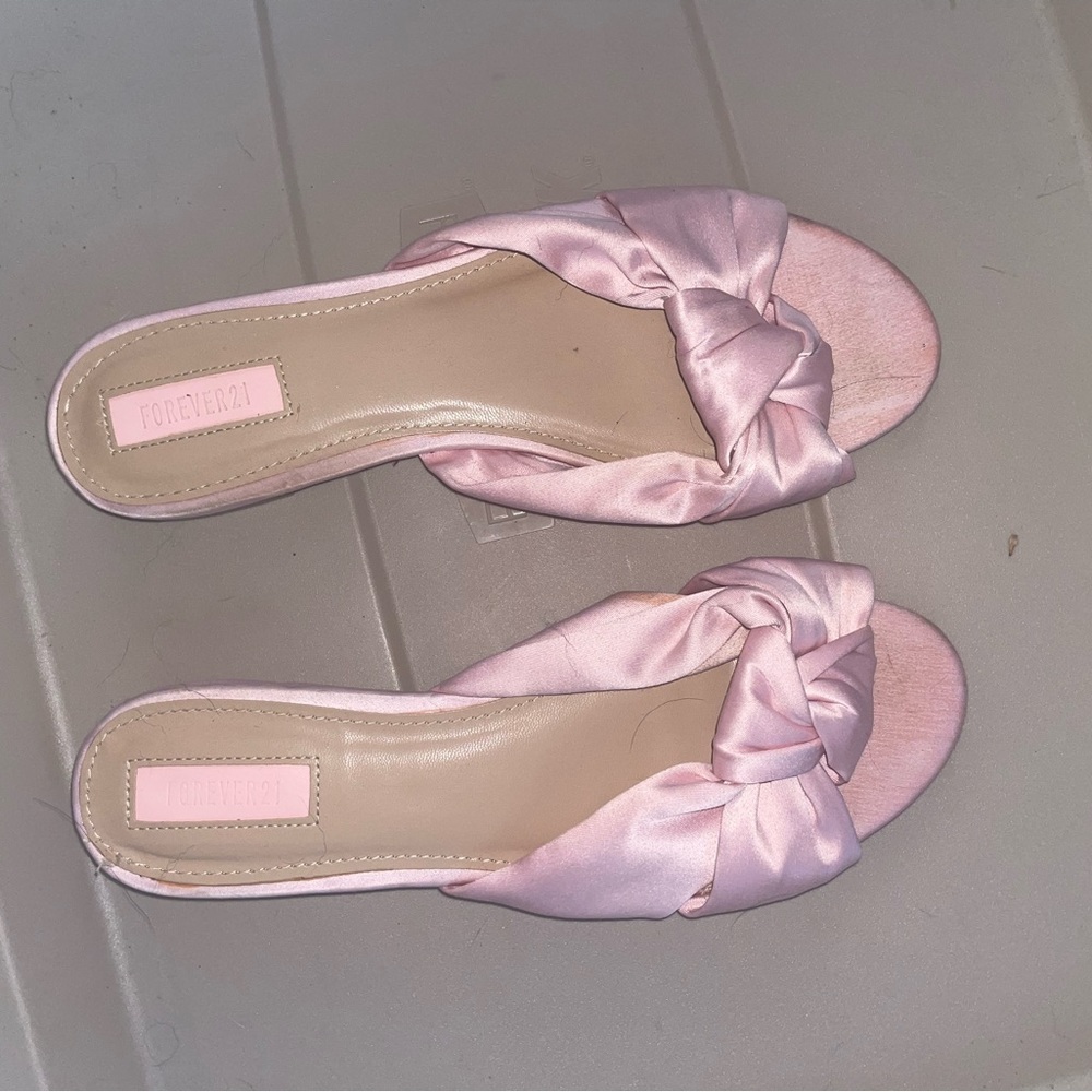 Pink Forever 21 Slippers